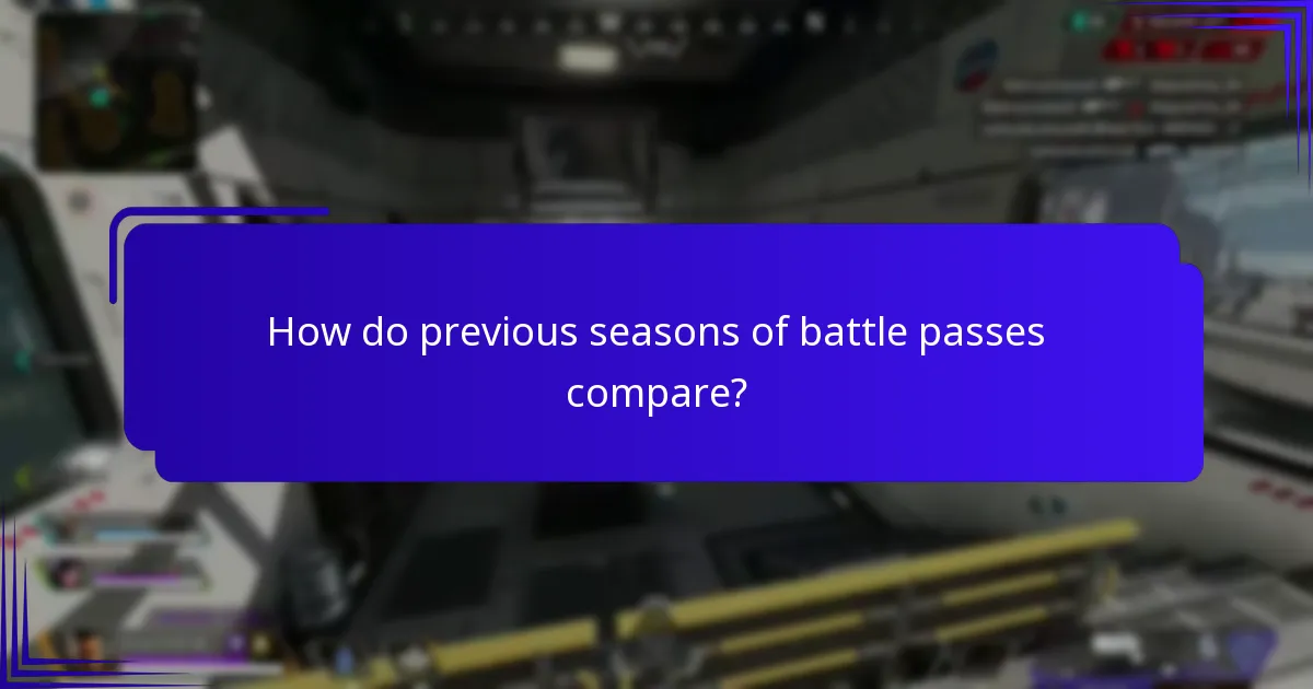 How do previous seasons of battle passes compare?