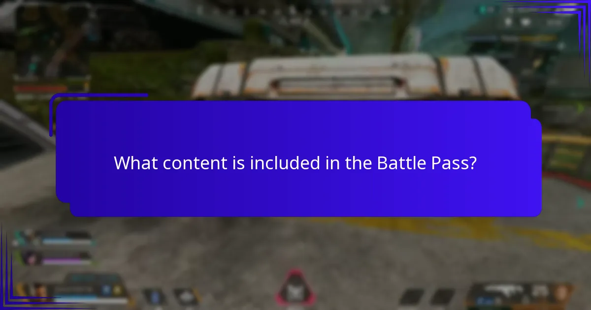 What content is included in the Battle Pass?